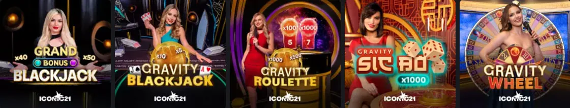 luckyboom casino popular live games