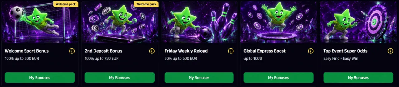 luckyboom casino welcome sport bonus